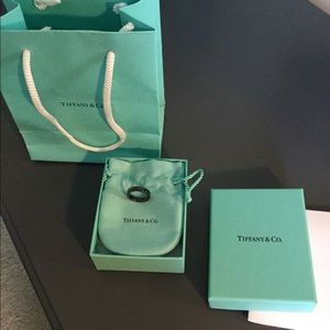 Tiffany & Co 1837 Titanium Ring Size 5
